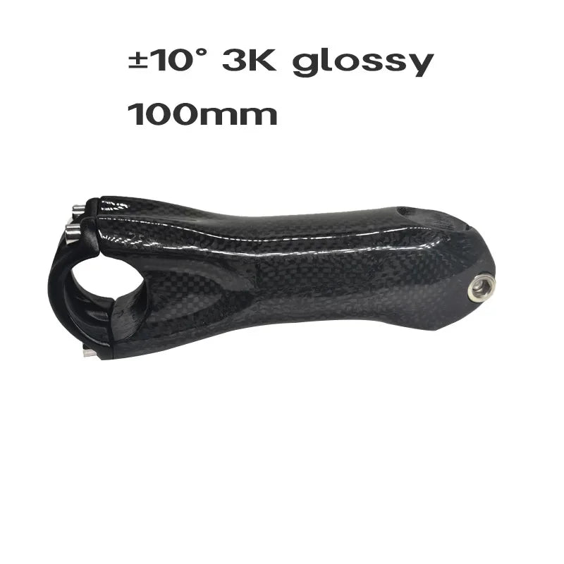 Ultra Light Carbon Stem ±10 Degrees  80-130mm Bicycle bar 31.8mm fork  28.6mm
