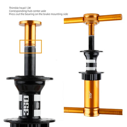 Bicycle Bearing Extractor Installation Removal Tool Kit