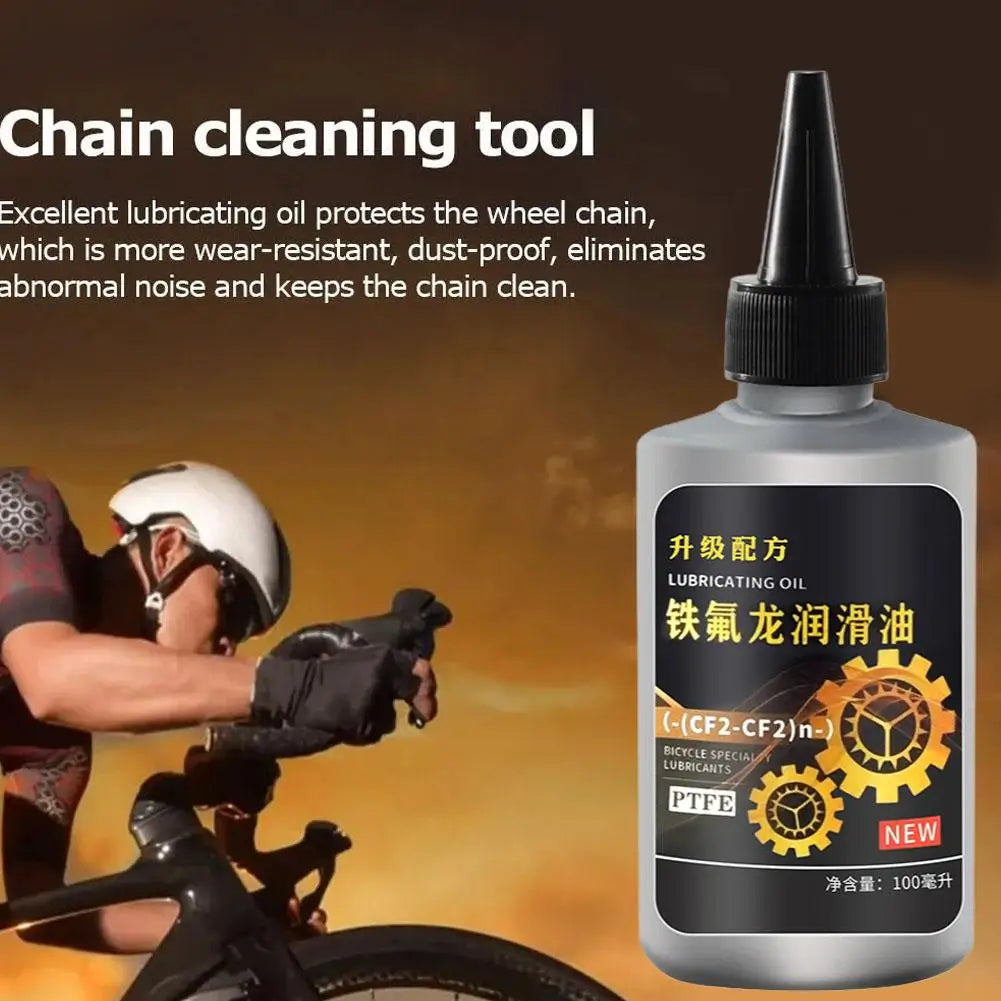  Bicycle Lube Chain Oil 100ml Dry Chain Lubricant Bike Gear Waxy Maintenance Oil Bike Special Lubricant Chain Gear Oil