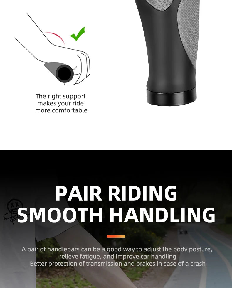 Shockproof Bike  Comfortable Ergonomic Road Handlebar Grip