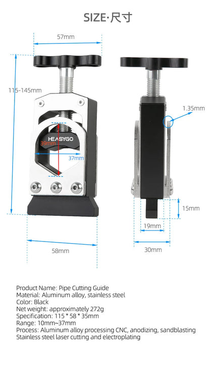 Bicycle Carbon Fiber Steerer Tube Cutter Fork Cutting Tool Handlebar Cutter For 22.2 /28.6mm Carbonfibre Seatpost Handlebar tool