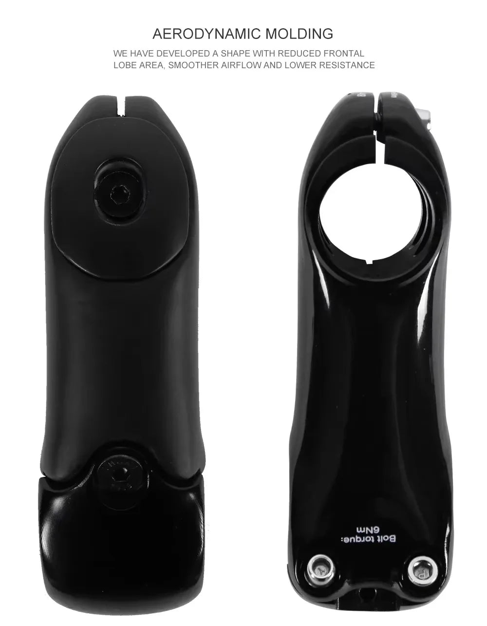 New Style Carbon Fiber Bicycle Stem for Road Bikes Available in 80 90 100 110 120 130mm Lengths