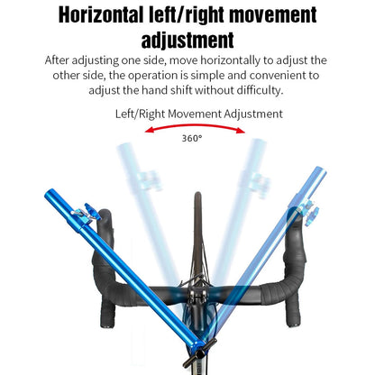 TOOPRE Road Bike Shifter Alignment Tool Bicycle Hand Shift Head Mount Handlebar Height Angle Left Right Symmetrical Adjuster