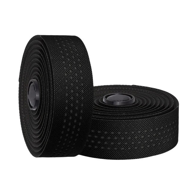 1pair Perforated Breathable Handlebar Tape Non-slip EVA/PU Soft Anti-Vibration