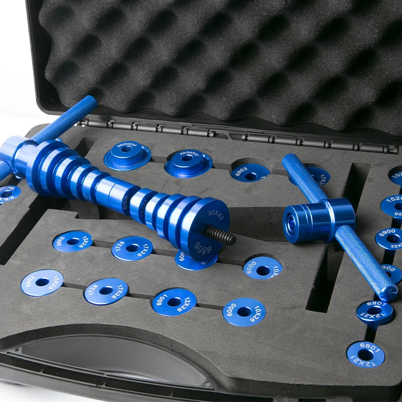 Bicycle Hub/Bottom Bracket Bearing Extractor Installation Press Set