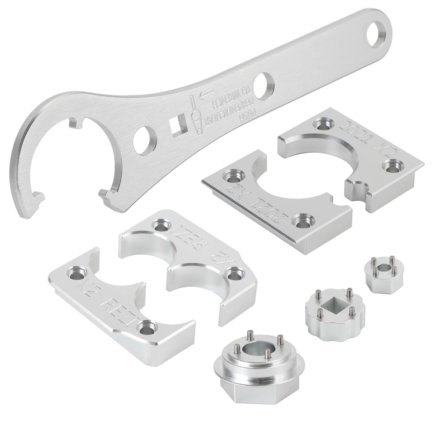 Float Shock Rebuild Tool Kit Vise Clamp+Sealhead+4 pin Sockets for Fox X2 2021