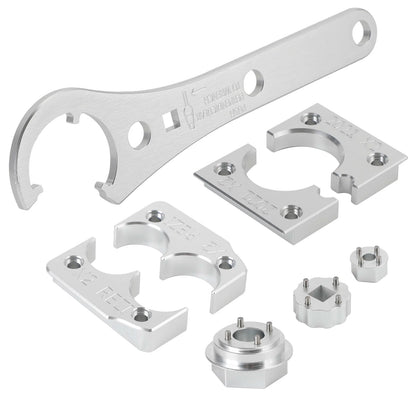 Float Shock Rebuild Tool Kit Vise Clamp+Sealhead+4 pin Sockets for Fox X2 2021