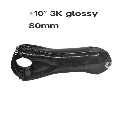 Ultra Light Carbon Stem ±10 Degrees  80-130mm Bicycle bar 31.8mm fork  28.6mm