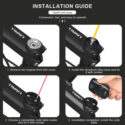RIDERACE Bicycle Computer Holder For Garmin GPS Top Cap Mount Bracket