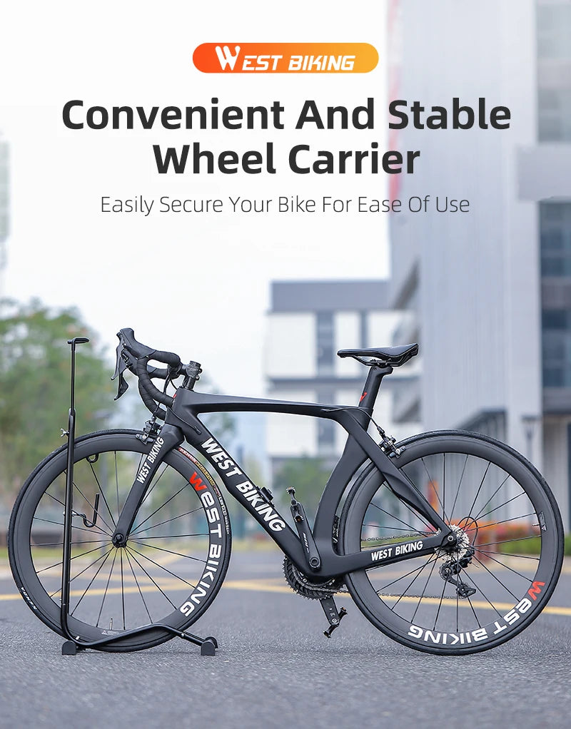 WEST BIKING 3 In 1 Bicycle Parking Rack Multifunctional Bike Indoor Garage Storage Stand MTB Road Bike Maintenance Repair Stand