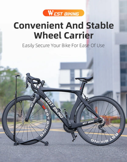 WEST BIKING 3 In 1 Bicycle Parking Rack Multifunctional Bike Indoor Garage Storage Stand MTB Road Bike Maintenance Repair Stand