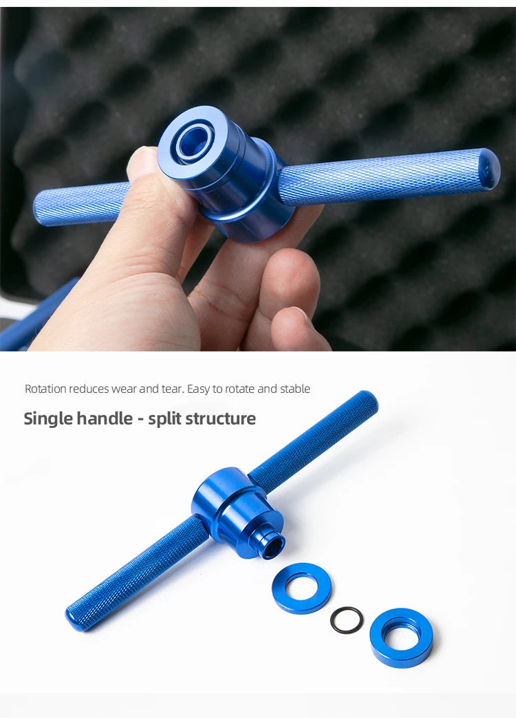 Bicycle Hub/Bottom Bracket Bearing Extractor Installation Press Set