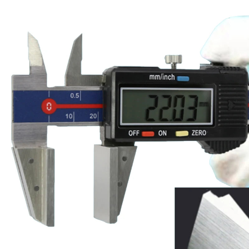 0-150mm 6inch Wire rope calipers wide large jaw BROAD FACE cable vernier caliper
