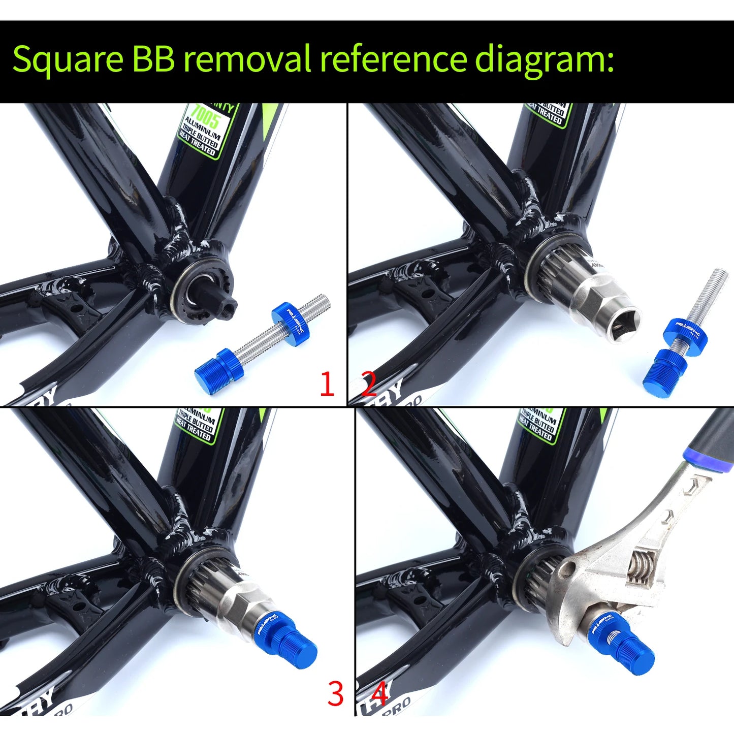 RISK RL215PRO Square & Spline BB Bottom Bracket Anti Drop Fixing Rod