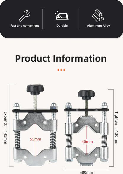 SUPER B Bicycle Repair Tools Crown Race Remover for 1", 1-1/8", 1-1/4" and 1-1/2" Fork with Replaceable Blades Design