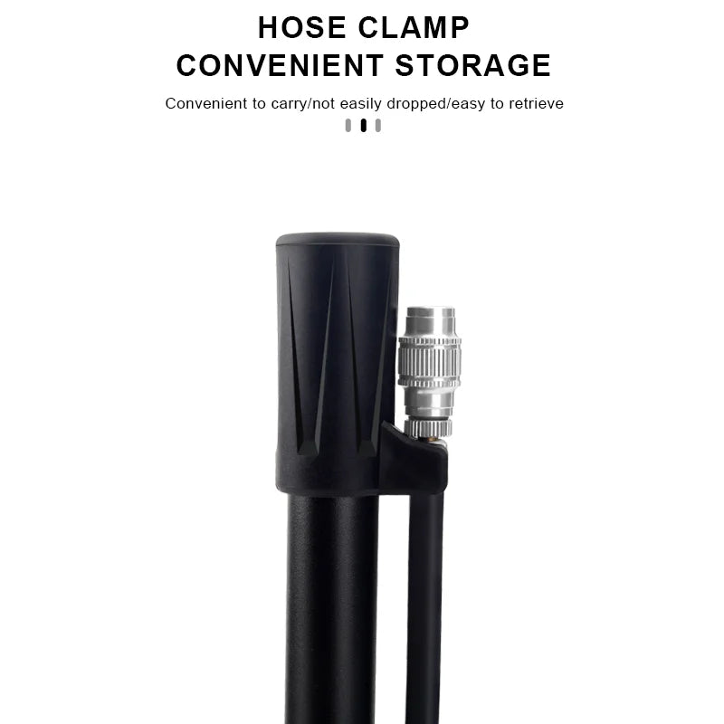 Shock Pump 300PSI Pressure With Gauge Bicycle