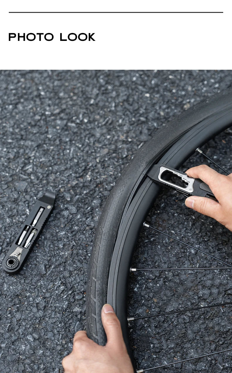 ROCKBROS Multifunctional Portable Tire Levers Ratchet Wrench