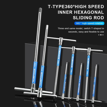 Bicycle Hex Key Wrench Set T Handle 2-10mm CRV Steel Allen Key Bike Repair Tool MTB Road Bike Maintenance Kit