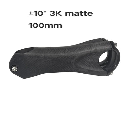 Ultra Light Carbon Stem ±10 Degrees  80-130mm Bicycle bar 31.8mm fork  28.6mm