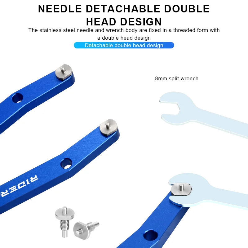 Bicycle Hub Bottom Bracket Freewheel Pin Wrench Bike Crank Arms Cap Pin Spanner Adjustable Tool For Sram Dub Fsa Bolt Cap