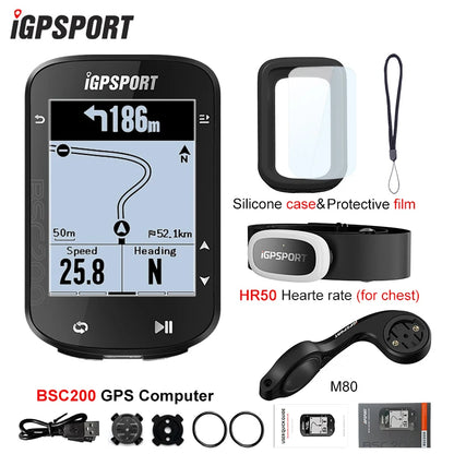 IGPSPORT BSC200 GPS Bicycle Computer Cycling Wireless Speedometer Route Navigation ANT+ Bluetooth 5.0 Accessories