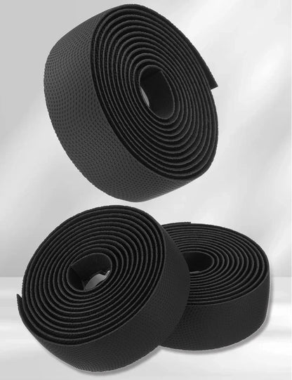 Road Bike Handlebar Tape Black Bar Tapes EVA/PU Soft Anti-Vibration Wrap Tape Durable Bar Bartape Anti-slip