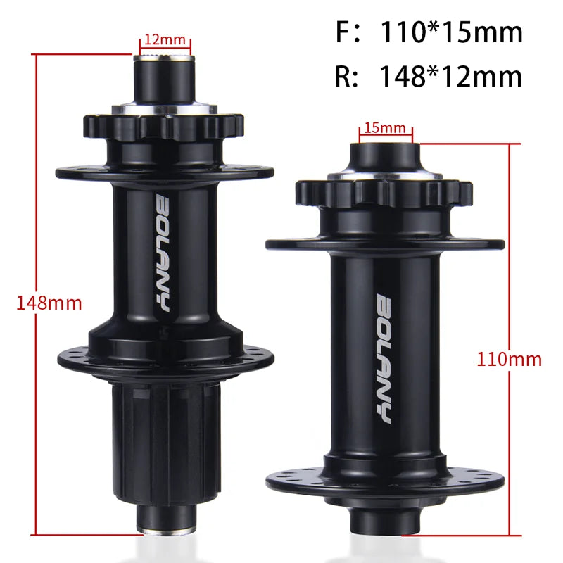 BOLANY  Hubs 110x15 148x12  XD/HG/MS 32 Hole