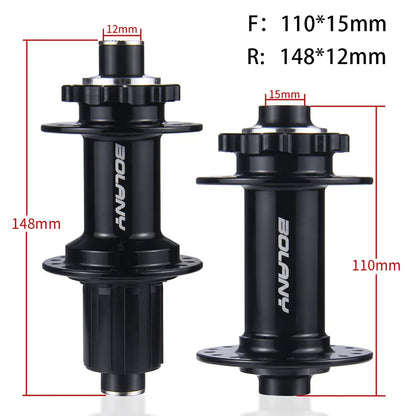 BOLANY  Hubs 110x15 148x12  XD/HG/MS 32 Hole