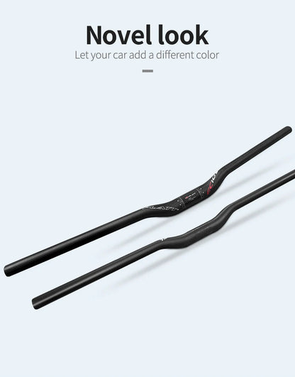 Carbon mountain bike handlebar  MTB 3k 31.8*680 760mm swallow-shaped handlebar
