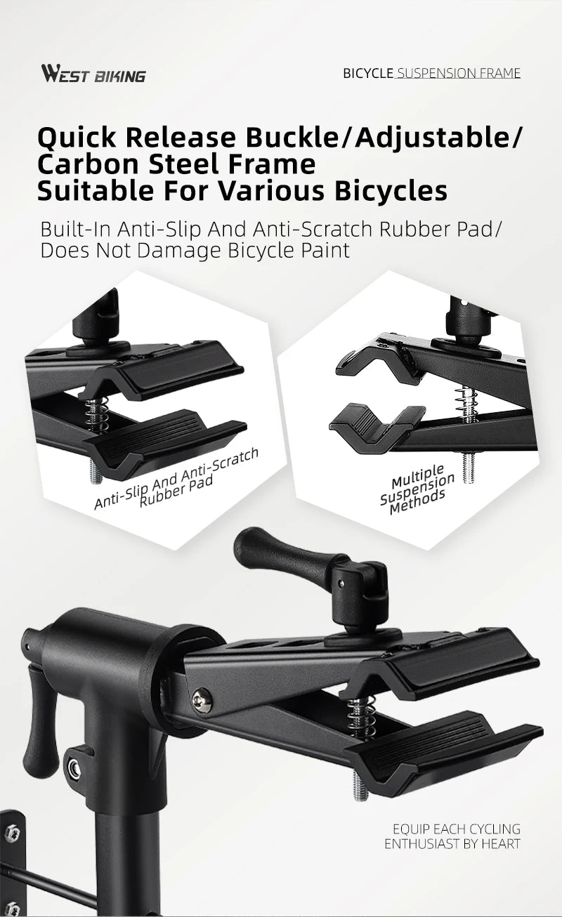 WEST BIKING Bench/Wall Mount Bicycle Repair Stand