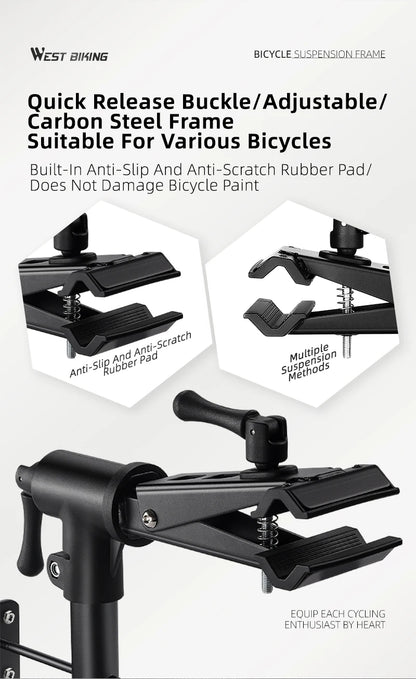 WEST BIKING Bench/Wall Mount Bicycle Repair Stand
