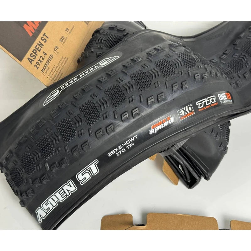 Maxxis XC Mountain Tubeless Tire 29x 2.4 170tpi 29-inch Bicycle Off-road Folding tyre Cycling accessories ASPEN ST