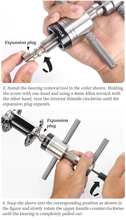 Bicycle Hub Bearing Tools