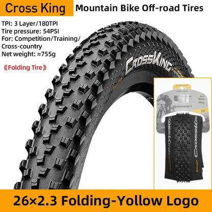 Cross King 27.5x2.0 29x2.0 MTB 29x2.3 Foldable Mountain Bike Tire 180TPI ShieldWall System Bicycle Folding Tyre Tubeless Ready
