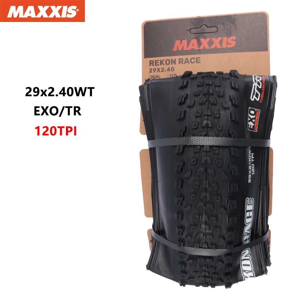 MAXXIS REKON RACE Original Mountain  Bicycle Tyre 29x2.25 29x2.35 29x2.4 Foldable Anti Puncture Tubeless XC Off-road Bike Tires
