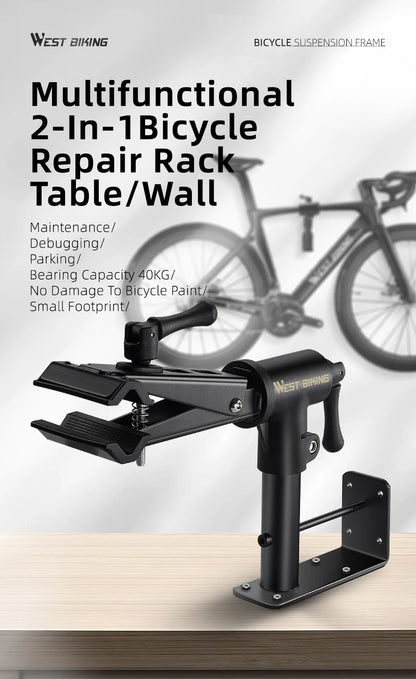 WEST BIKING Bench/Wall Mount Bicycle Repair Stand