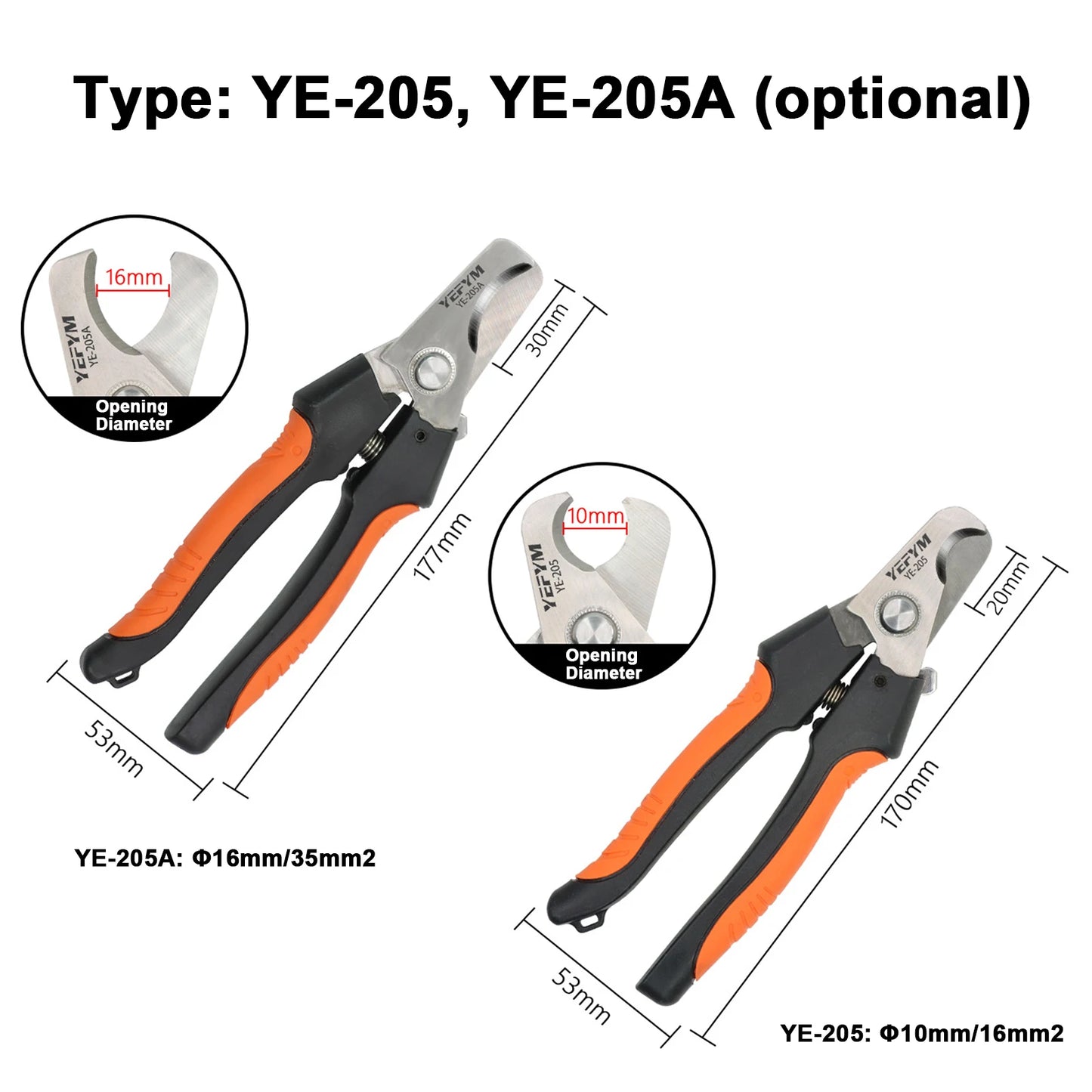 Cable Cutter Cable Stripper Cable Cut Pliers Electrician Wire Cutting Plier Portable Hand Tool Copper Wire Aluminum Wire Cutter