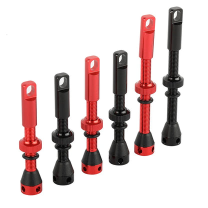 2pcs Bike Tubeless Valve Stem 40mm 44mm 60mm with Integrated Presta Valve Core Removal Tool Cap For MTB Road Bicycle Tire Rim