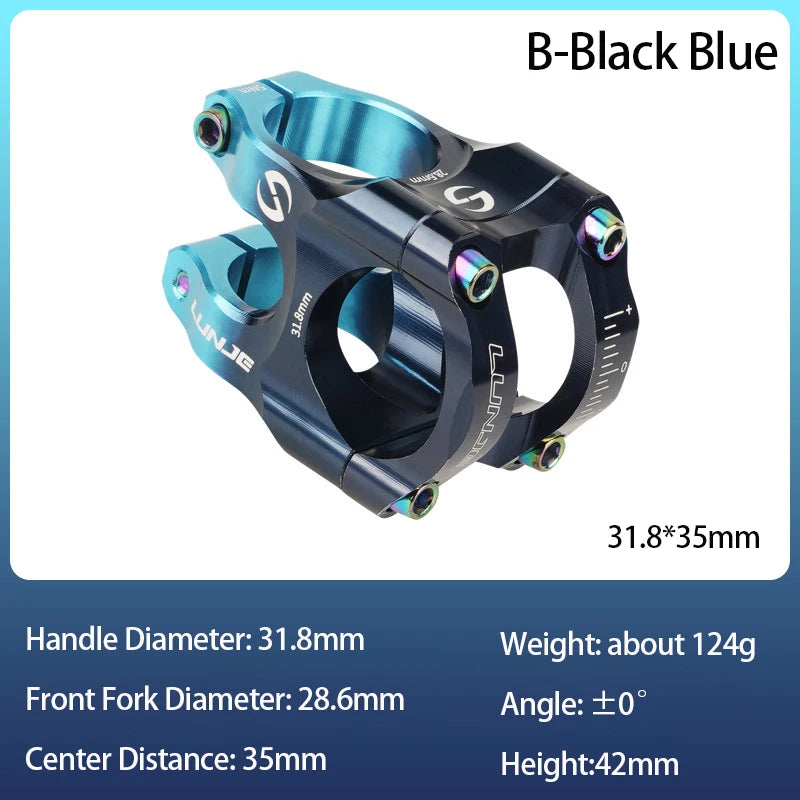 CNC MTB Stem 31.8 Ultralight Handlebar Stem 35mm Aluminum