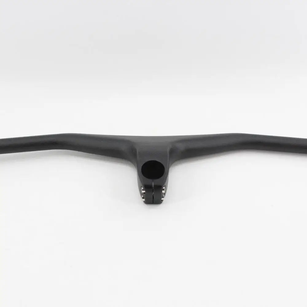 New Mountain Bike 3K Full Carbon Fibre Handlebar Carbon Bicycle handlebar and stem integrated carbon MTB bar -17 degrees angle