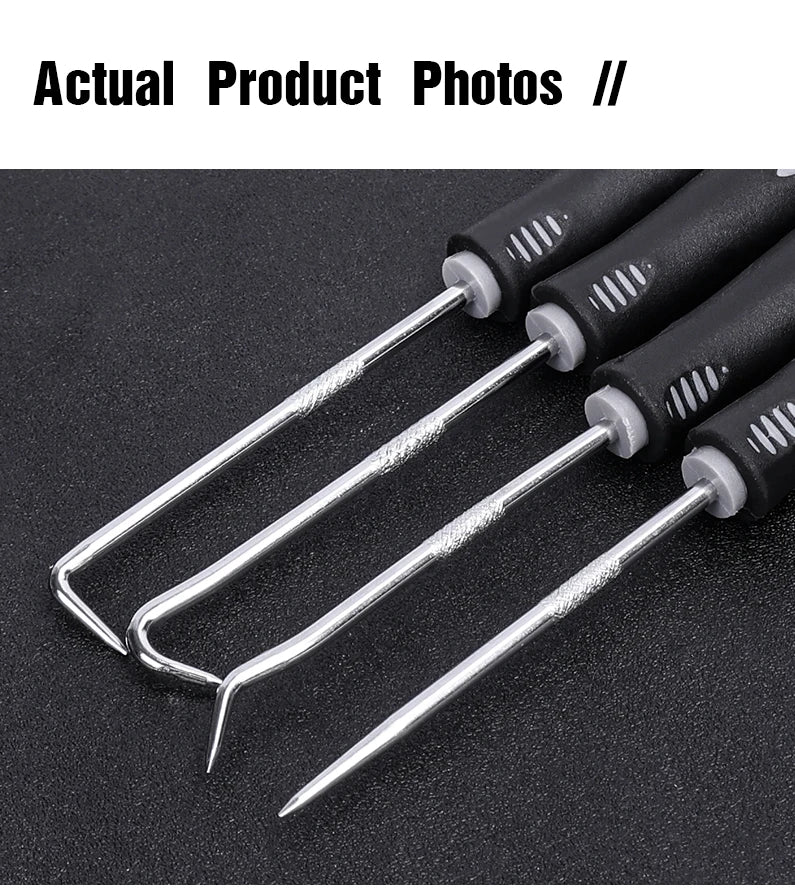 LEBYCLE Pick Hook Set O Ring Seal Gasket Puller Remover Tools For Car Auto Oil Bike Seal Removal Bicycle Maintenance Hand Tool