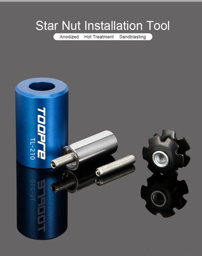 Bicycle Front Fork Star Nut Fitting Tool MTB Bike Steerer Tube Headset Components Tool Maintenance