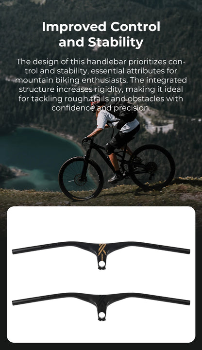 BOLANY Integrated Handlebar 775x90mm Aluminum Alloy 28.6mm
