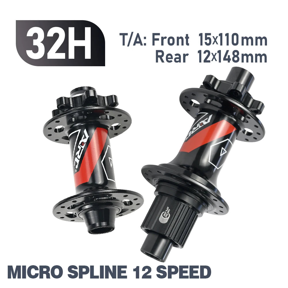 ARC 009 32 Holes 4 Sealed Bearing Hubs HG/XD MS 8 9 10 11 12-speed 6 Claws 114 Clicks