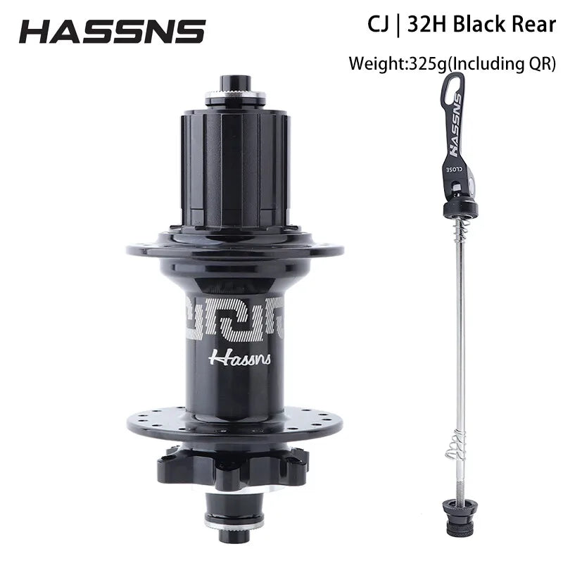 HASSNS  Hub 6-Pawl 72T QR 32H/36H 4-Sealed Bearings Disc Brake Freehub for 7-12 Speed Dirt Jump