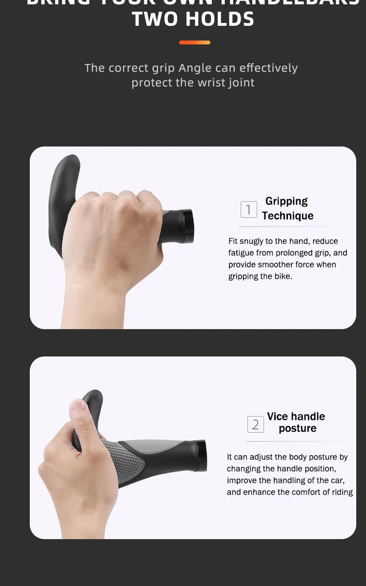 Shockproof Bike  Comfortable Ergonomic Road Handlebar Grip