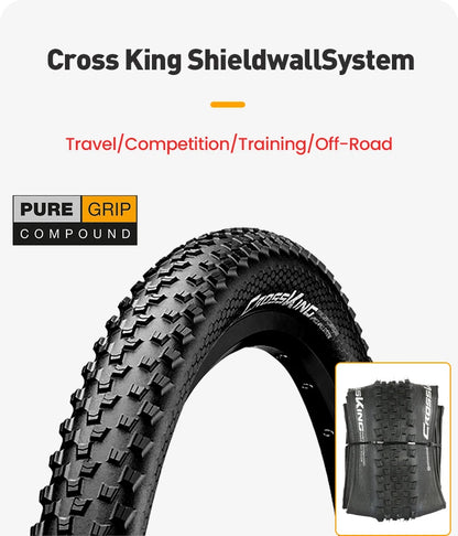 Cross King 27.5x2.0 29x2.0 MTB 29x2.3 Foldable Mountain Bike Tire 180TPI ShieldWall System Bicycle Folding Tyre Tubeless Ready