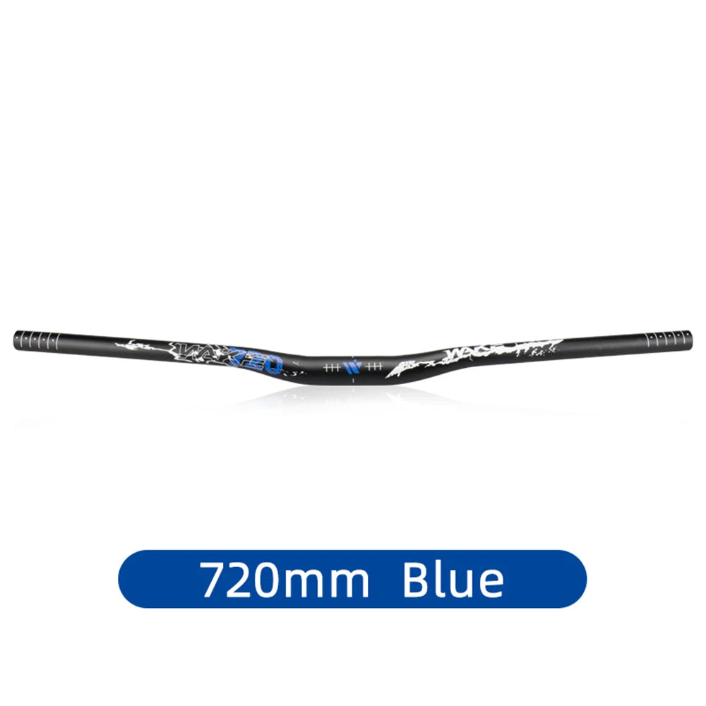 Mountain Bike Handlebars 31.8MM Diameter High-Rise Handlebar with Matte Surface 720MM 780MM Length Aluminum