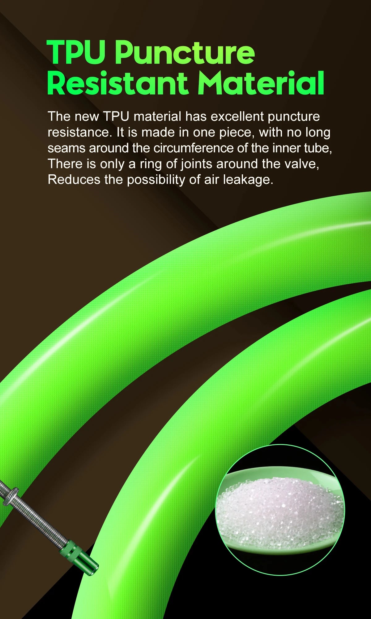 Ultralight Mountain Bike Inner Tube MTB 26 27.5 29 Inches Bicycle TPU Tire 45mm Metal French Presta Valve Anti-Oxidation CYCLAMI