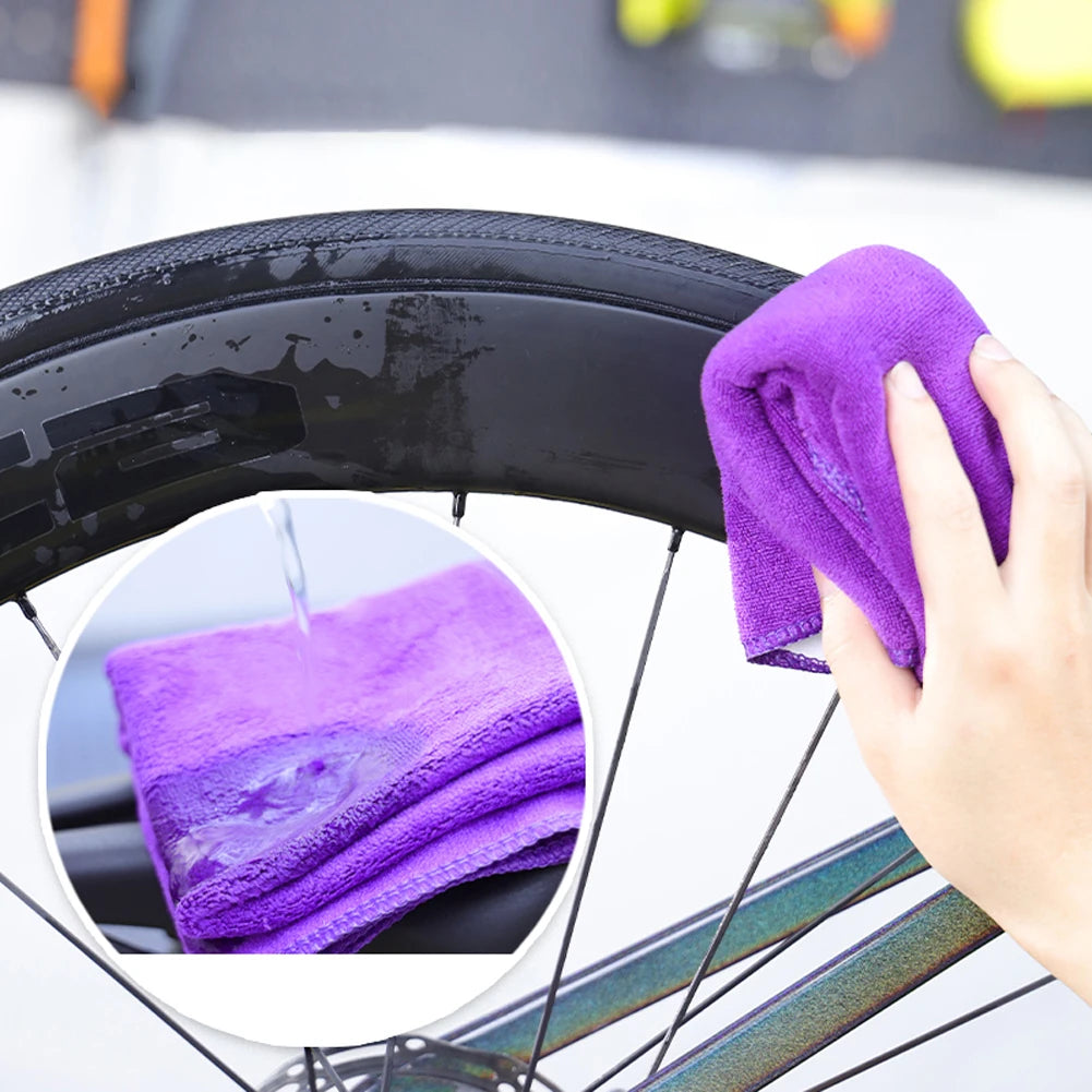 Bike Cleaning Tool Set Brush Kit for Mountain Road City BMX and Folding Bicycle Maintenance
